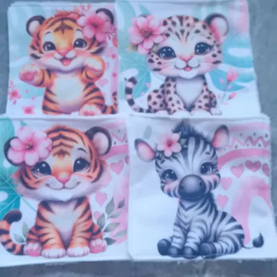 Lingettes bébé lavable 